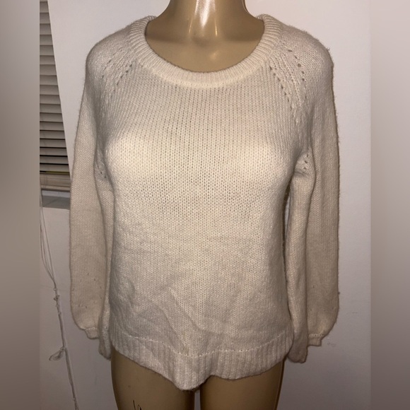 Peruvian Connection Ivory Baby Alpaca Wool Pullover Sweater Size XS - Picture 1 of 6